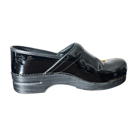 Dansko Professional Unisex Clogs Black Patent Leather Work Shiny EU Sz 43 Nurse - Picture 10 of 14